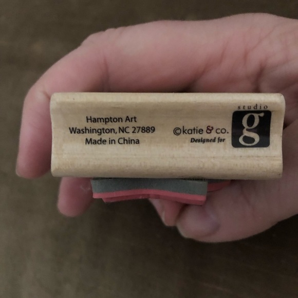 🎄💜Katie & Co. Christmas Ornament Rubber Stamp- 692 $12 or 🎉 - Picture 2 of 3